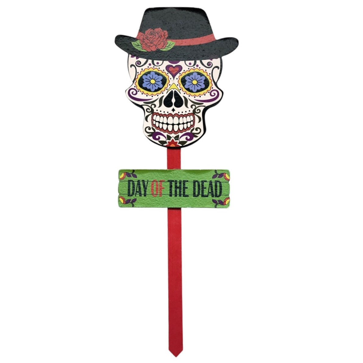 7061 - Halloween Day of the Dead Wooden Boy 23 Inch Yard Sign |Pod 1-22|