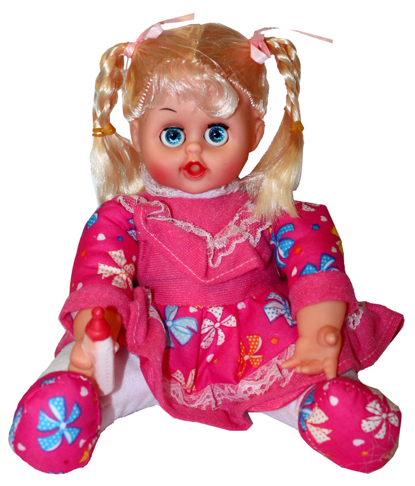 7062 - 12 Pigtail Pink Baby Doll - |H-57|
