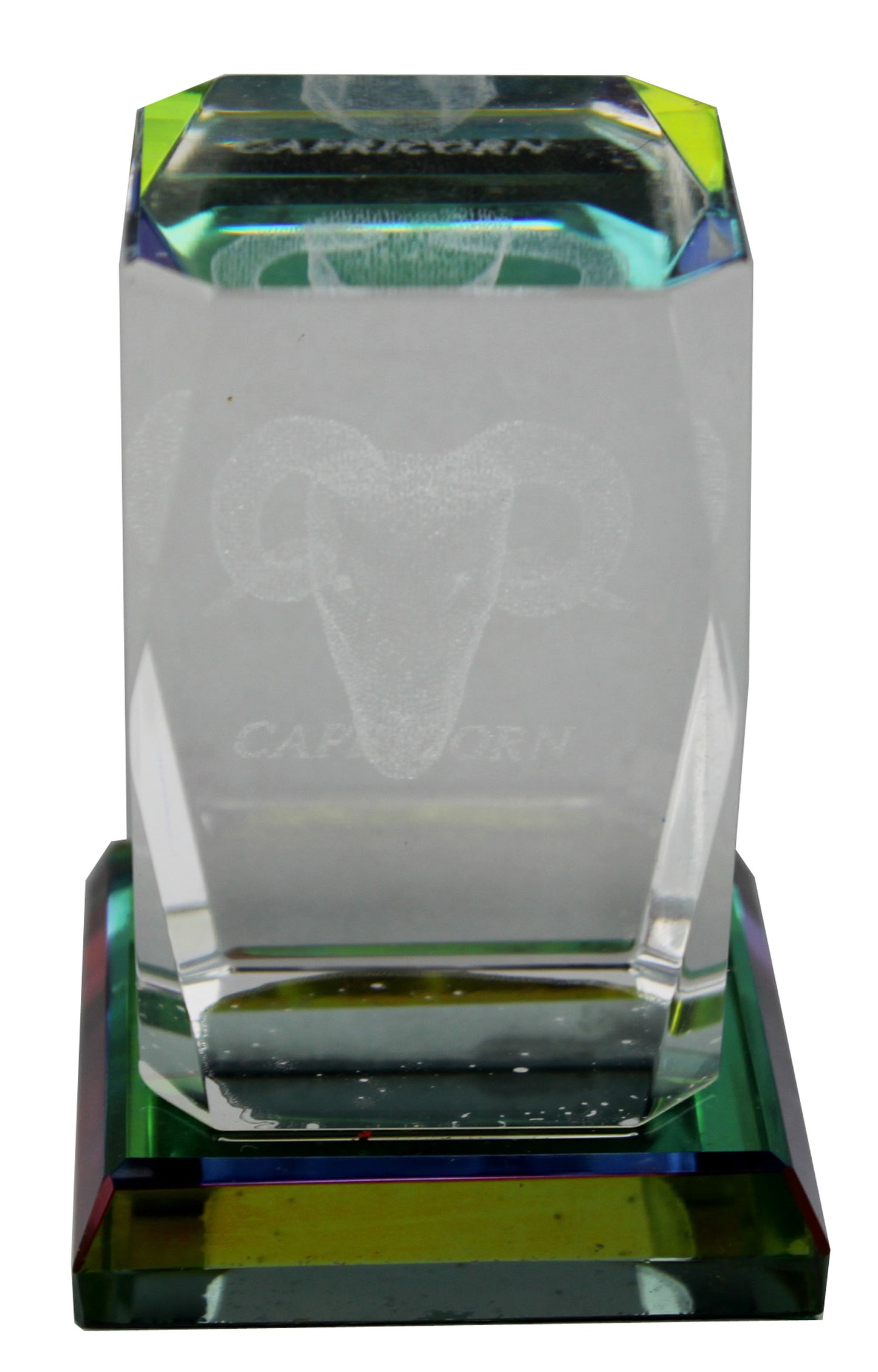 7087 - 2.5" Pedestal Crystal Capricorn - |1-33|