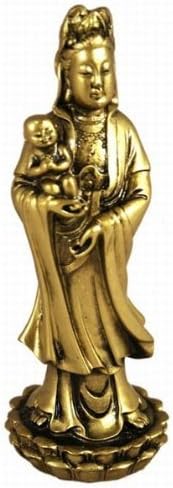 7210 - 5" Gold Quan Yin - Child - [X-63]