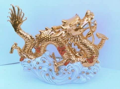 7229 - 10" Gold Dragon - White Cloud - [Z-78]