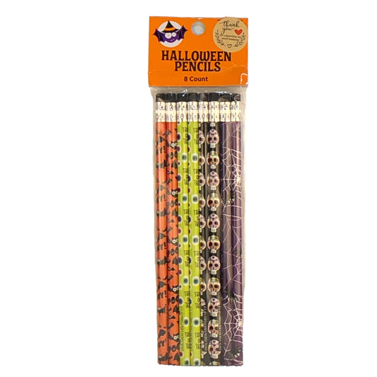 7254 - 4pk Halloween Pencils Assorted 8 ct |16-B|