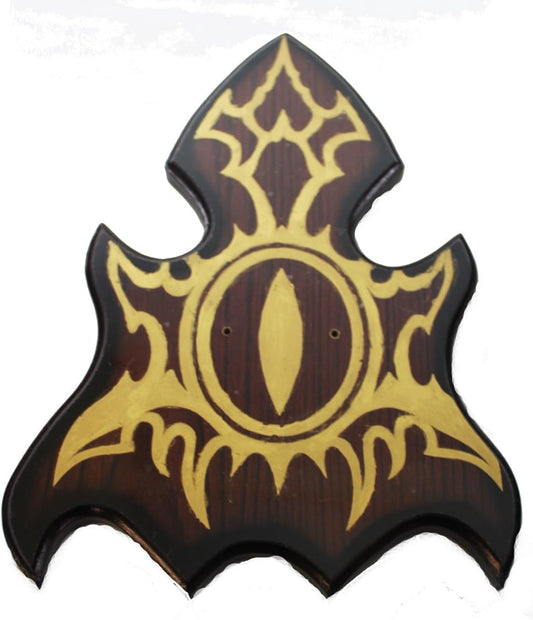 7267 - Gold & Black Sword Plaque 14"x10" - |28-C Down|