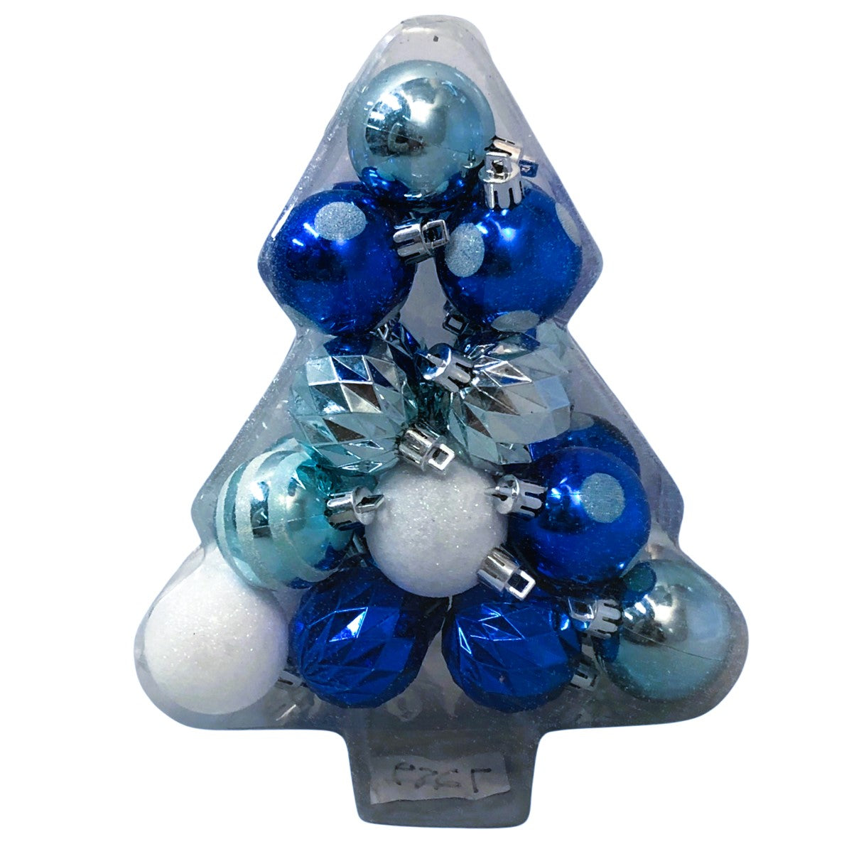 7289 - 24 ct Blue Asst Ornaments |Pod 1-80|