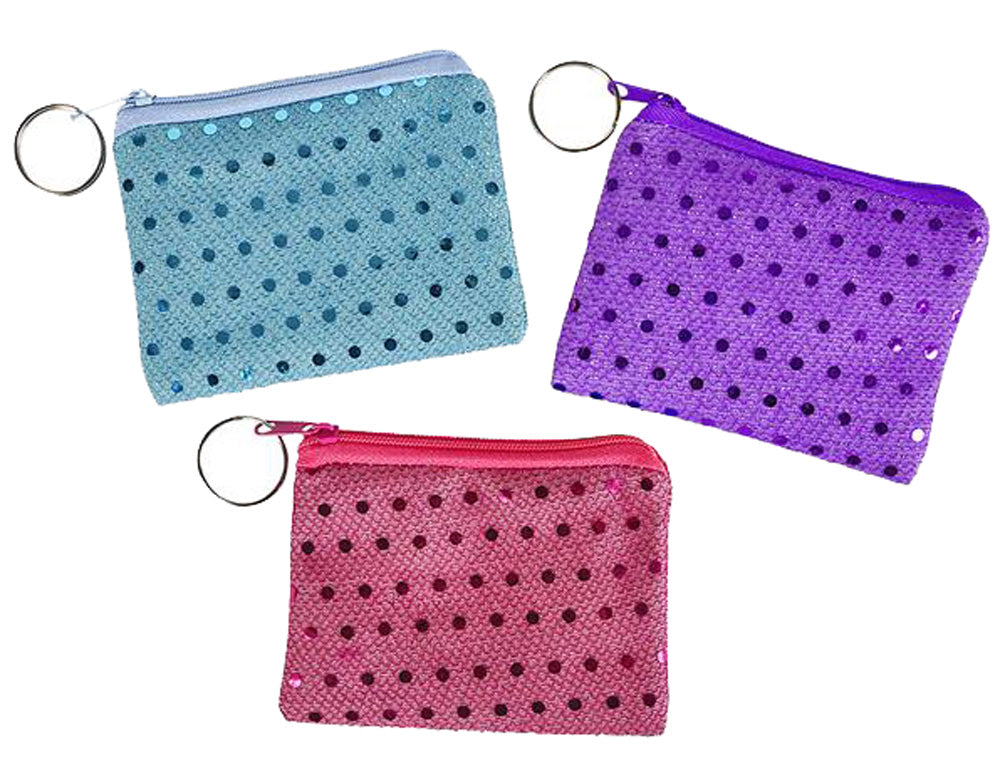 7405 - 3"x 4" Sequin Coin Purse Keychain - |DVD #4|