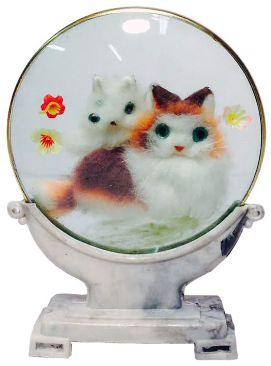 7473 - 6" Two Color Cats - Glass Lens - |Z-45|