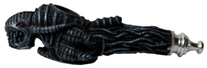 7480 - Vicious Alien Pipe Black Smoking Pipe For Tobacco |17-20|