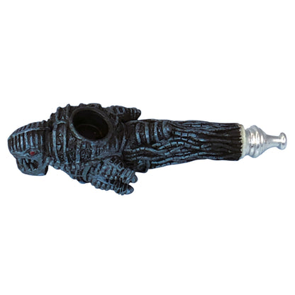 7480 - Vicious Alien Pipe Black Smoking Pipe For Tobacco |17-20|