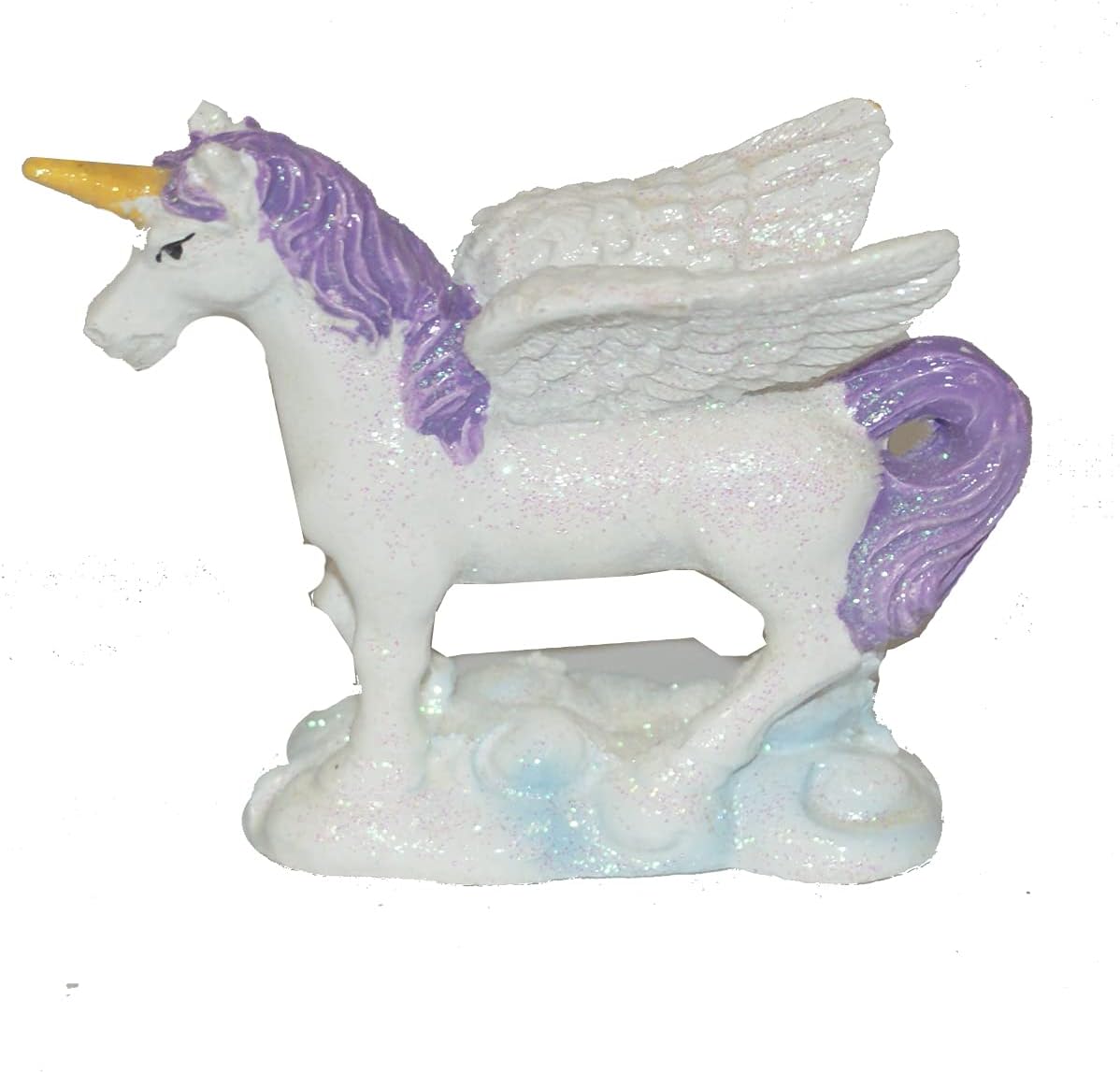 7485 - 3" Unicorn Pegasus Purple Mane - |Z-43|