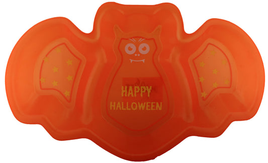 7495 - Orange Bat Halloween Tray - |B-12 Top|