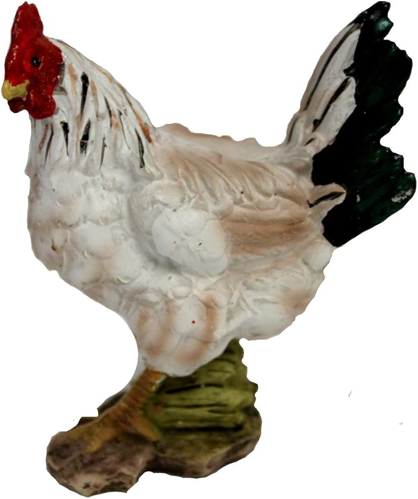 7559 - 3" White Chicken Figure - |Z-37|
