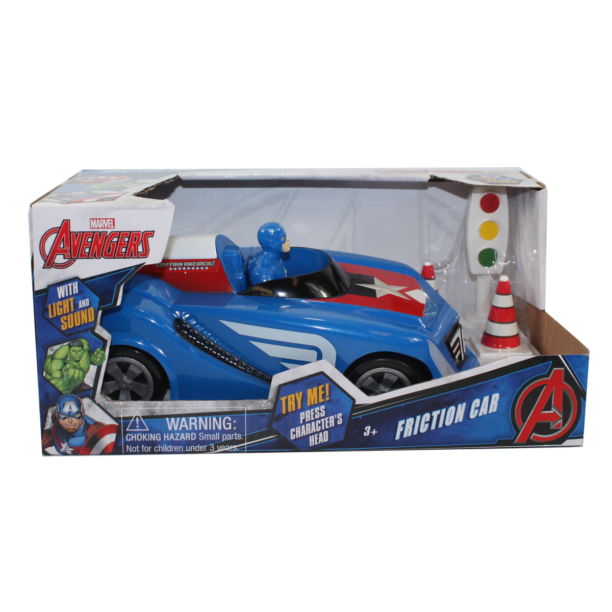 7610 - Captain America Friction Car - |BS-35 Garage|