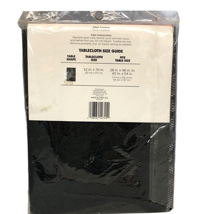7622 - Halloween Black Lace Spiderweb Tablecloth |22-1|