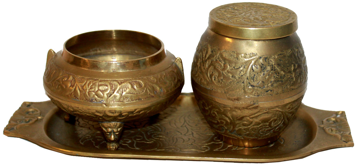 7623 - Brass Smoking Set -  |14-29|