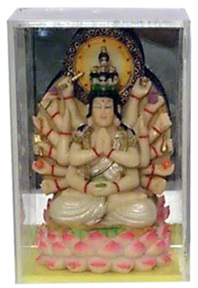 7666 - 4" Pink Buddha - 1000 Hands - X-95|