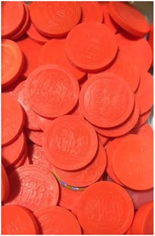 7763 - Set of 10 Orange Slammers - [23-D Down]