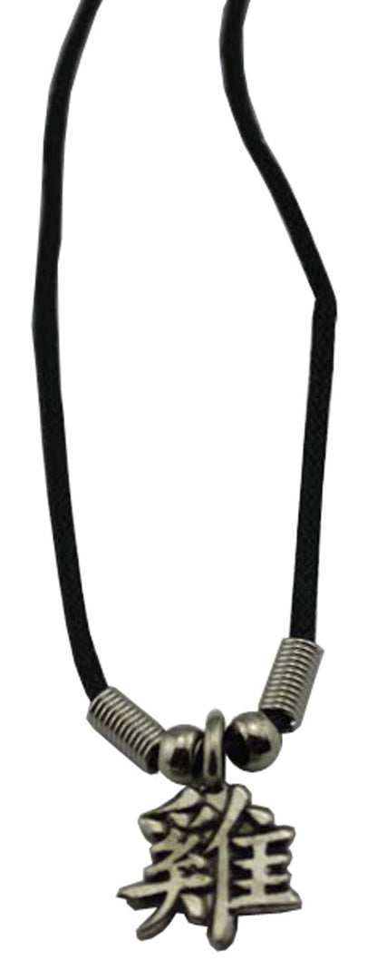 7778 - Zodiac Chicken Choker Leather - |Clear-220|