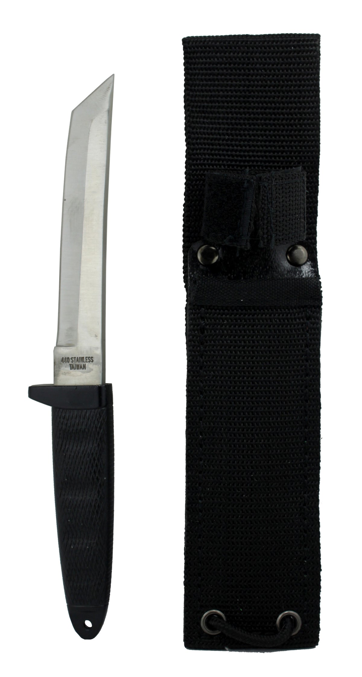 7800 - Silver 8" 440 Stainless Steel Tanto |98|