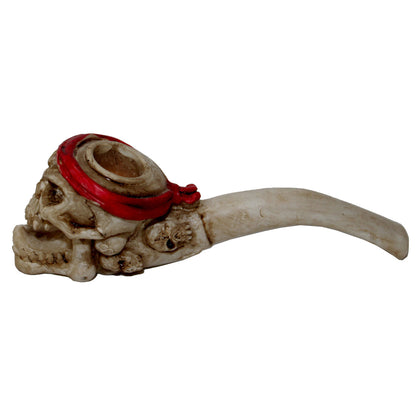 7811- Screaming Skull Pipe 17 to 24 Inch Halloween Tobacco Pipe |17-24|