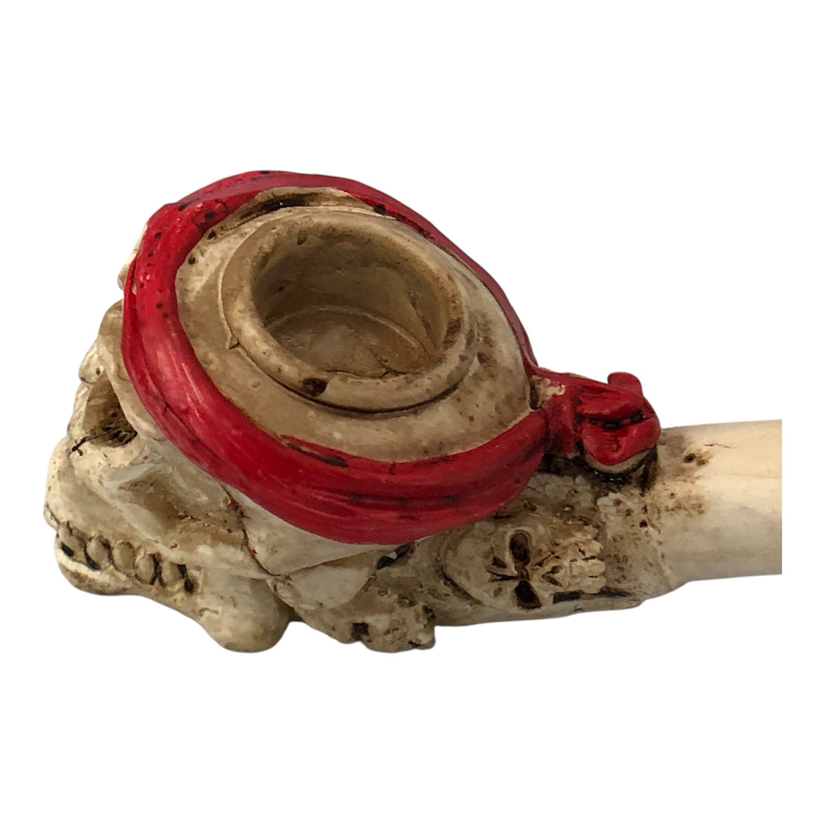 7811- Screaming Skull Pipe 17 to 24 Inch Halloween Tobacco Pipe |17-24|