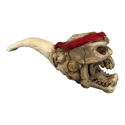 7811- Screaming Skull Pipe 17 to 24 Inch Halloween Tobacco Pipe |17-24|