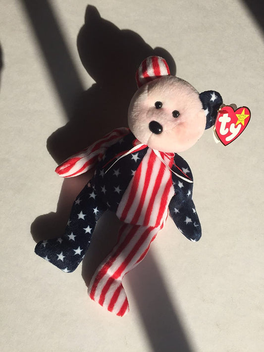 7834 - Ty Spangle Flag Bear - |H-59|