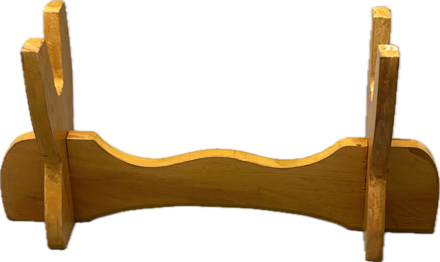 7839 - Wooden Sword Stand for Single Sword 10.5" Natural Wood |114|