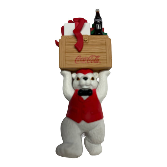 7845 - Delightful Bear-Ing Refreshment Coca Cola Ornament for Quickbooks Holiday Collection |Pod 1-11|