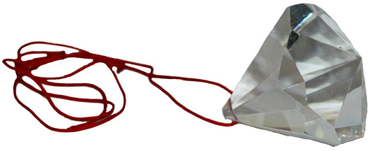 7859 - 2" Diamond Shaped Crystal Prism - |Clear-171|