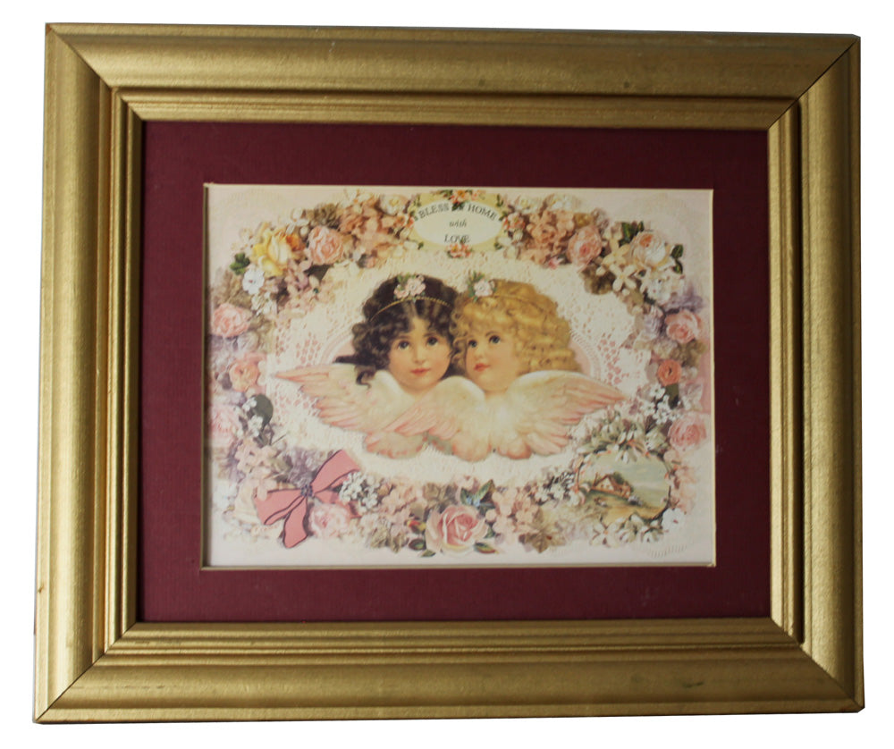 7881 - 10x12 Bless Our Home with Love Framed Print |16-21|