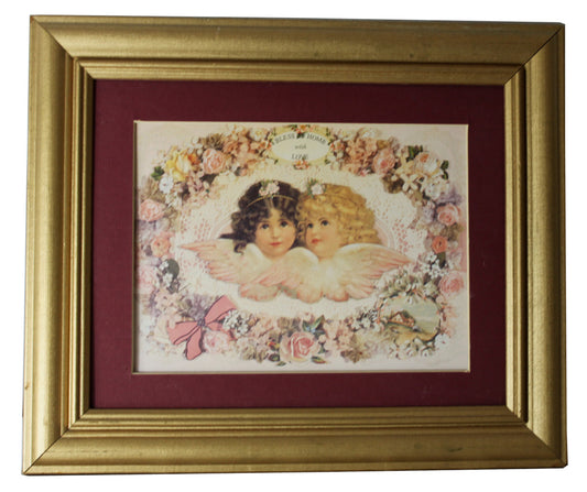 7881 - 10x12 Bless Our Home with Love Framed Print |16-21|