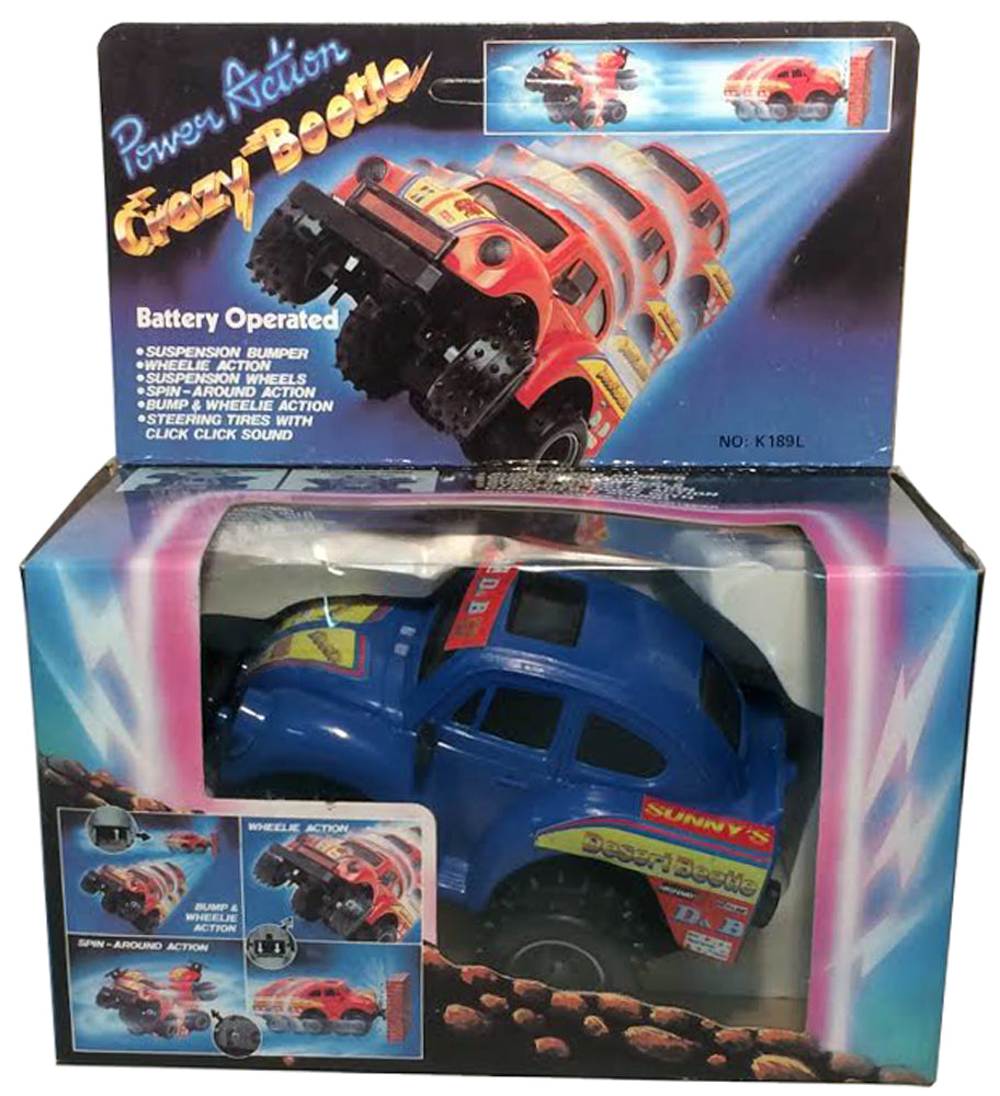 7888 - Power Action Crazy Beetle Blue Battery Operated - |S-31 Garage|