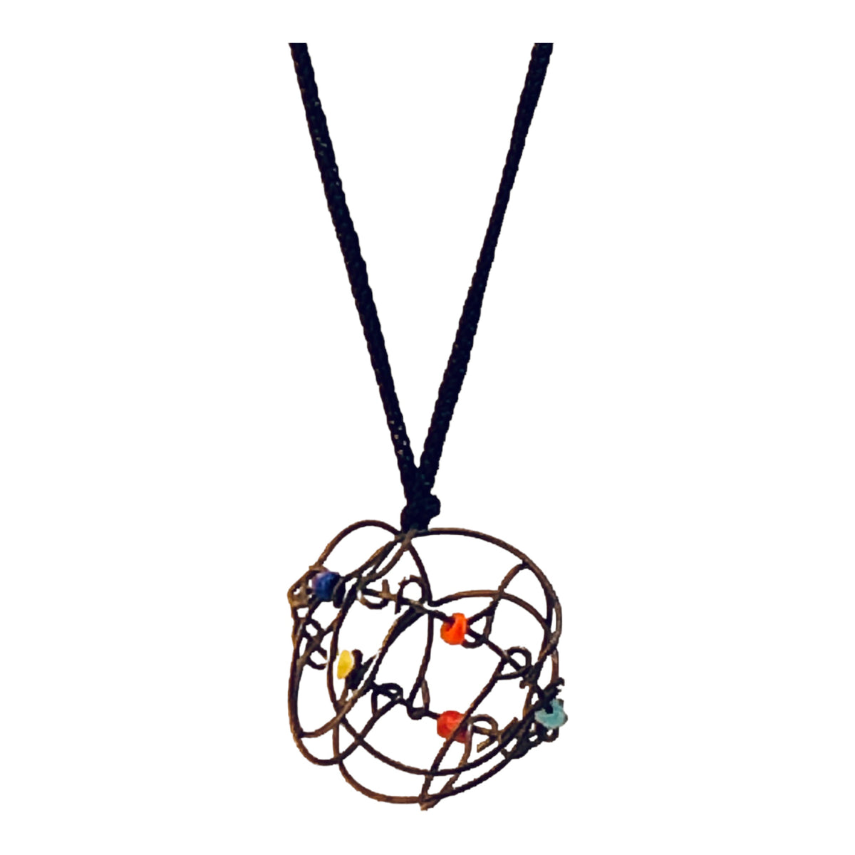 7959 - Folding Asst Geometric Necklace - |Clear-223|