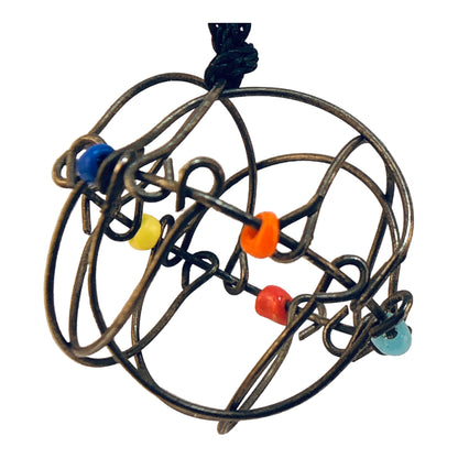 7959 - Folding Asst Geometric Necklace - |Clear-223|