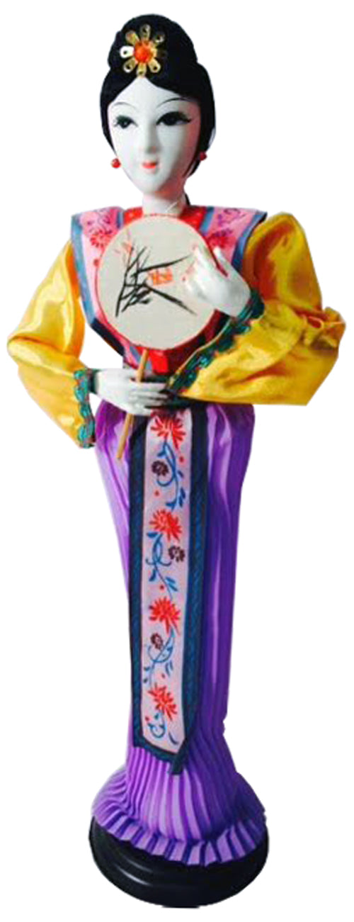 7996 - 16" Gold Woman Doll - Fan - |X-58|