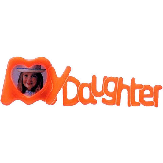 802 - Love My Daughter Orange Pic Frame 8" - |18-18|