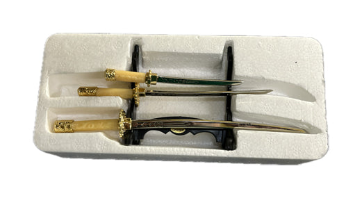 8080 - Replica Weapon Letter Openers With Stand - 3 swords |100/Store| (Processed)