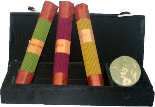 8383 - 9" Incense Set Black Rectangle |Scent 42|