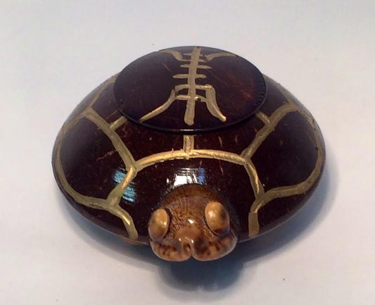 841 - 4" Wooden Turtle - |Pod 3-75|