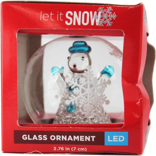 8433 - Let It Snow LED Ball Ornament - [Pod 1-76]