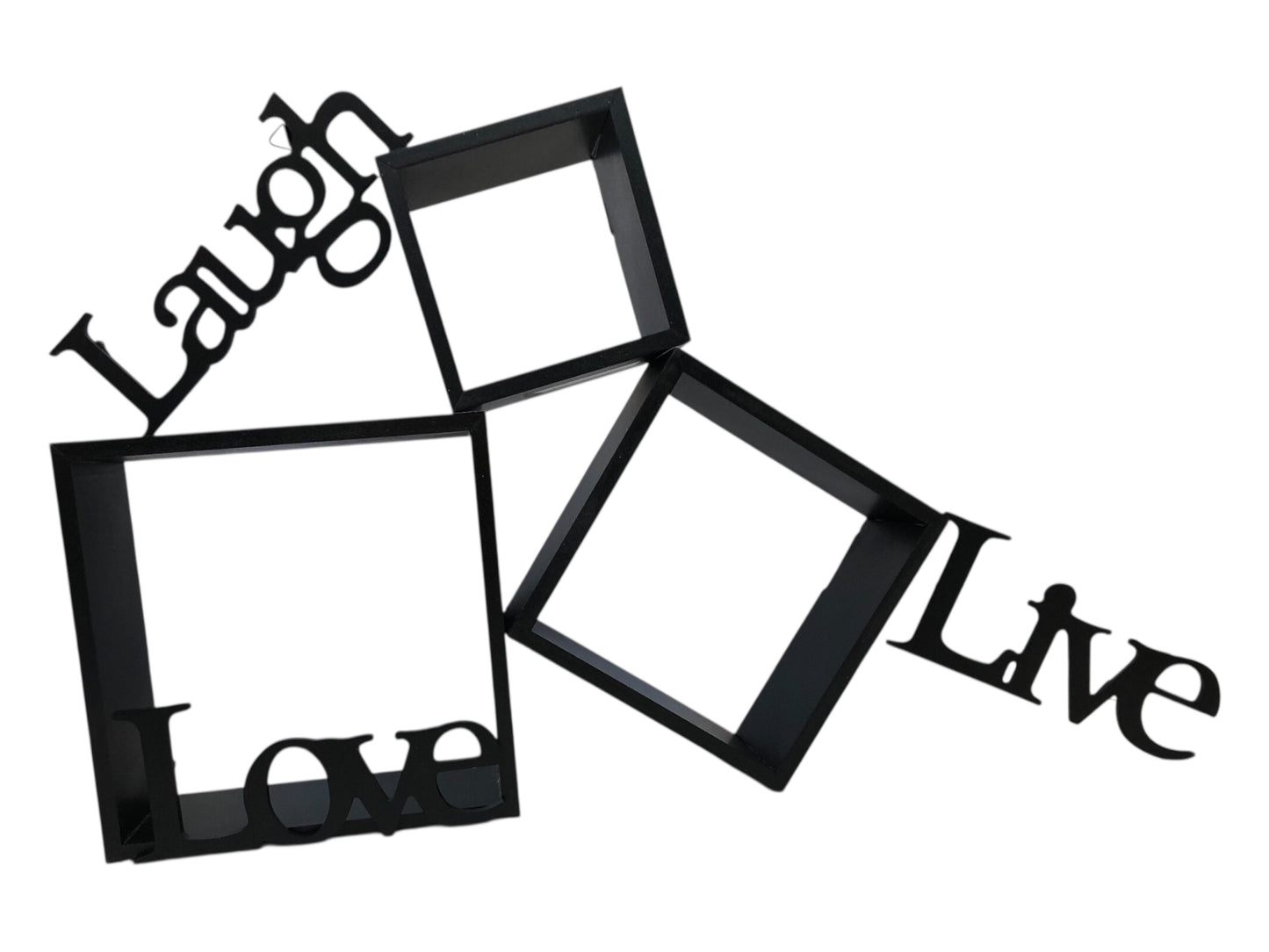 8538 -6-Piece Inspirational Wall Cube Set Nested Sizes: 8", 6", 5" |22-4|