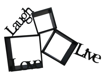 8538 -6-Piece Inspirational Wall Cube Set Nested Sizes: 8", 6", 5" |22-4|