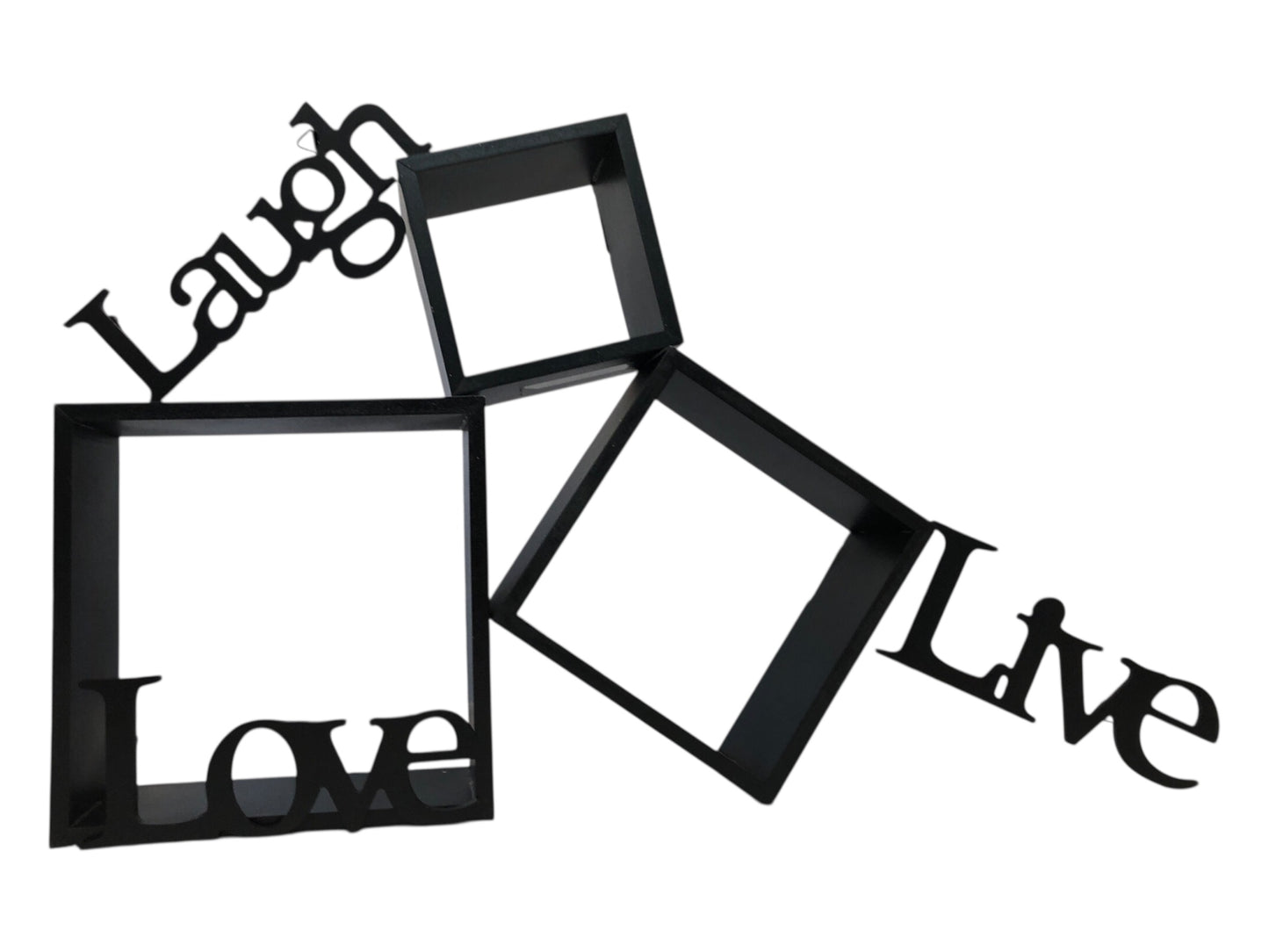8538 -6-Piece Inspirational Wall Cube Set Nested Sizes: 8", 6", 5" |22-4|