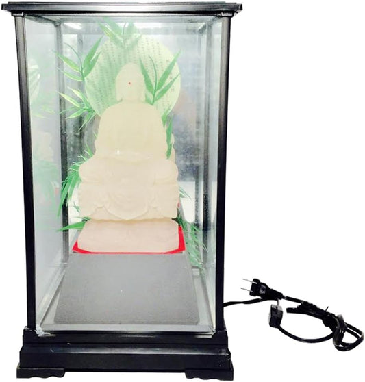 8544 - 16" Light Up Quan Yin - In Glass Case - [Case-15]