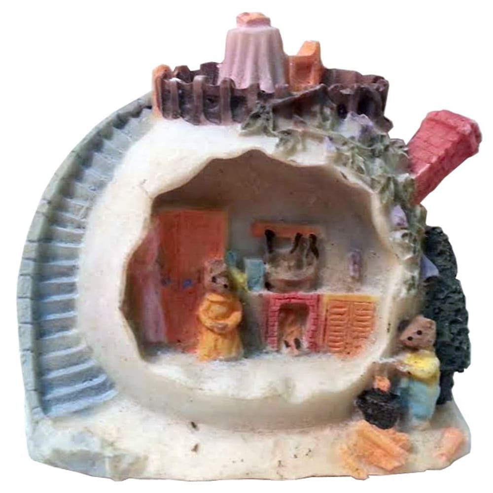 865 - White Pumpkin House Magnet - |H-16|