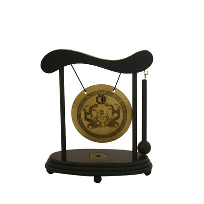 8705 - 6" Gong with Stand Dragon Style |H-56||23-3|