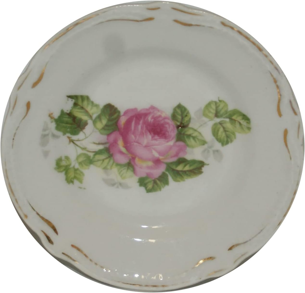 8750 - 5-Inch Bavarian Saucer With a Rose |12-25|