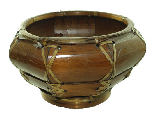 8810 - Handcrafted Elegant Bamboo Flower Basket or Decorative Bowl Sent for Picture |9-25|
