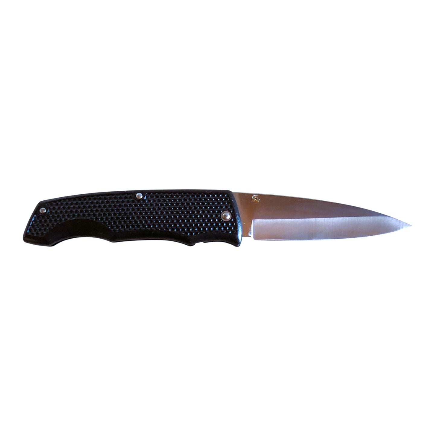 8859 - Set of Two Folding 7.5" Black Knife Serrated |81|