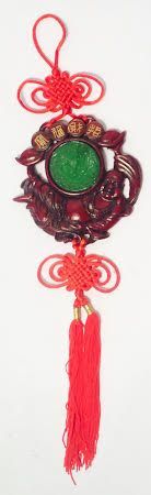9032 - Buddha Dragon Wood Hanger 22-11  ULTIMATE